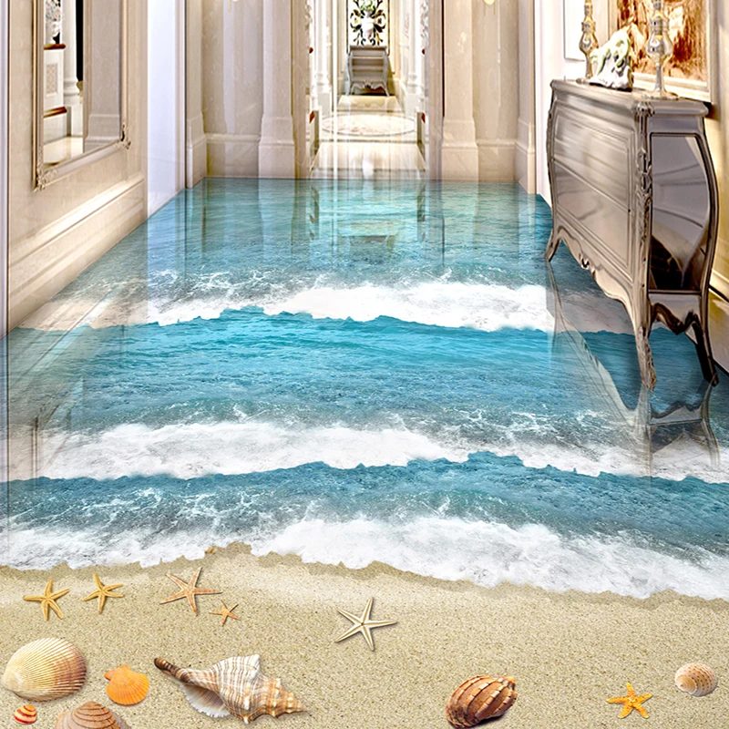 Самоклеящаяся водостойкая 3D напольная плитка из ПВХ наклейка на стену