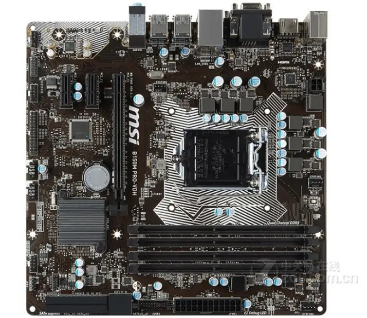MSI оригинальный настольная материнская плата B150M PRO VDH DDR4 разъем LGA 1151
