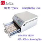 PUHUI T-962A инфракрасный IC НАГРЕВАТЕЛЬ T962A печь для оплавления BGA SMD SMT переработка Sation T 962A печь для оплавления волн