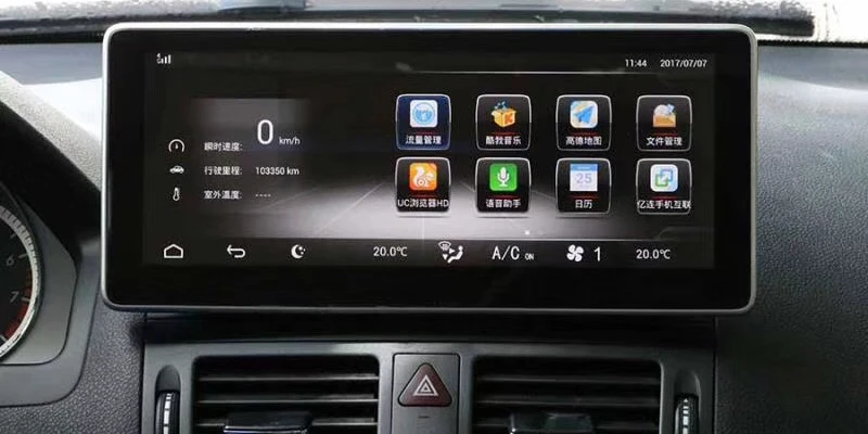Liislee автомобильный мультимедийный плеер NAVI для Mercedes Benz MB Class AMG W204 S204 2007 2008 2009 2010 автомобильный Радио Стерео gps навигация