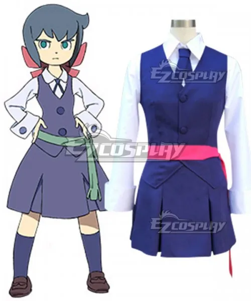 Little Witch Academia Atsuko Kagari Diana Cavendish School Uniform Cosplay E001