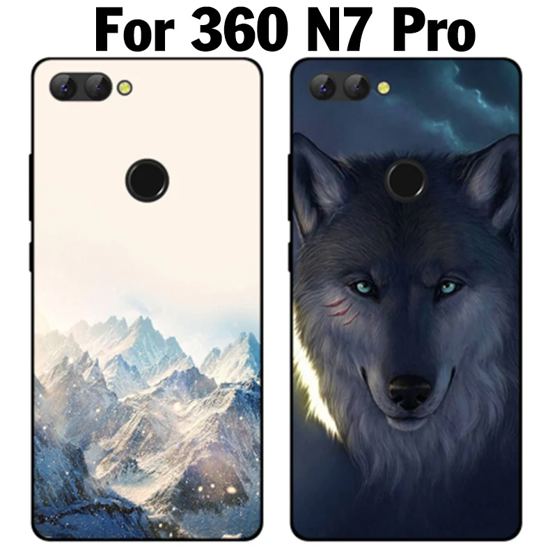 Чехол для 360 N7 Pro милый мультяшный мягкий чехол телефона N7Pro защитный 1809 A01 чехлы N 7
