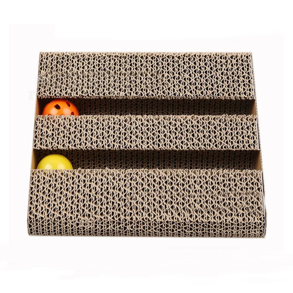 Игрушки для кошек гофрированная бумага Когтеточка С Кошачьей Мятой гостиная