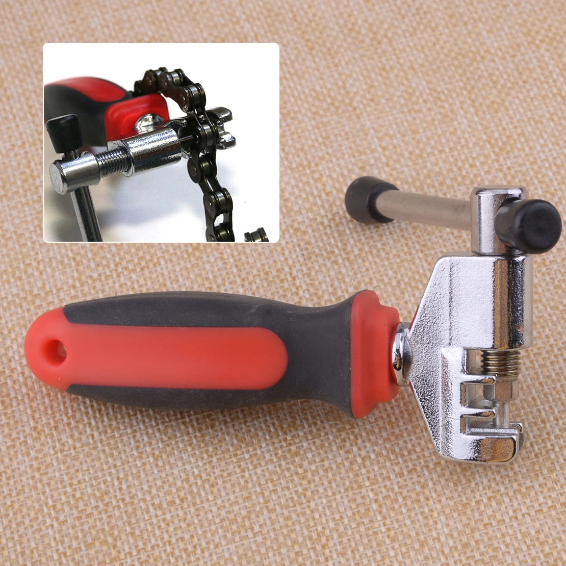 

LETAOSK New Mini Bike Chain Breaker Cutter Splitter Removal Tool Remover Cycle Solid Repair Tools for Bicycle