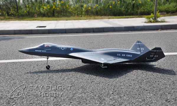 Модель LX Skyflight Hobby RC EDF Jet YF23 двойная версия 70 мм только airframe|Радиоуправляемые