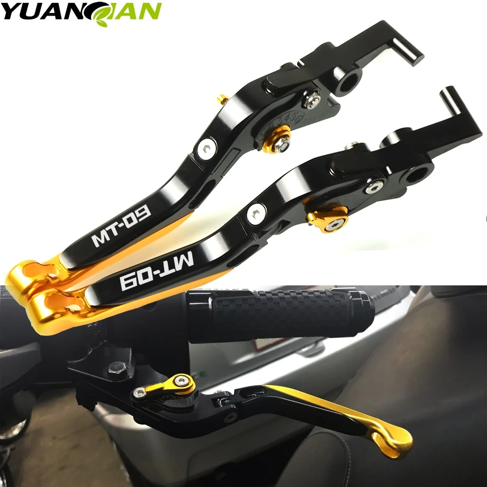 Мотоциклетные тормоза для MT09 CNC регулируемые рычаги и сцепления YAMAHA MT-09 MT 09 Tracer SR