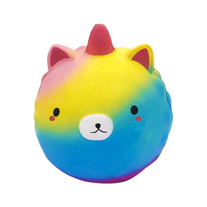 10cm Мягкий милый мультяшный Кот чашка мороженое Кот ароматизированный мягкий медленно поднимающийся детские игрушки антистрессовые гаджеты Мягкое снятие стресса - Цвет: 10cm