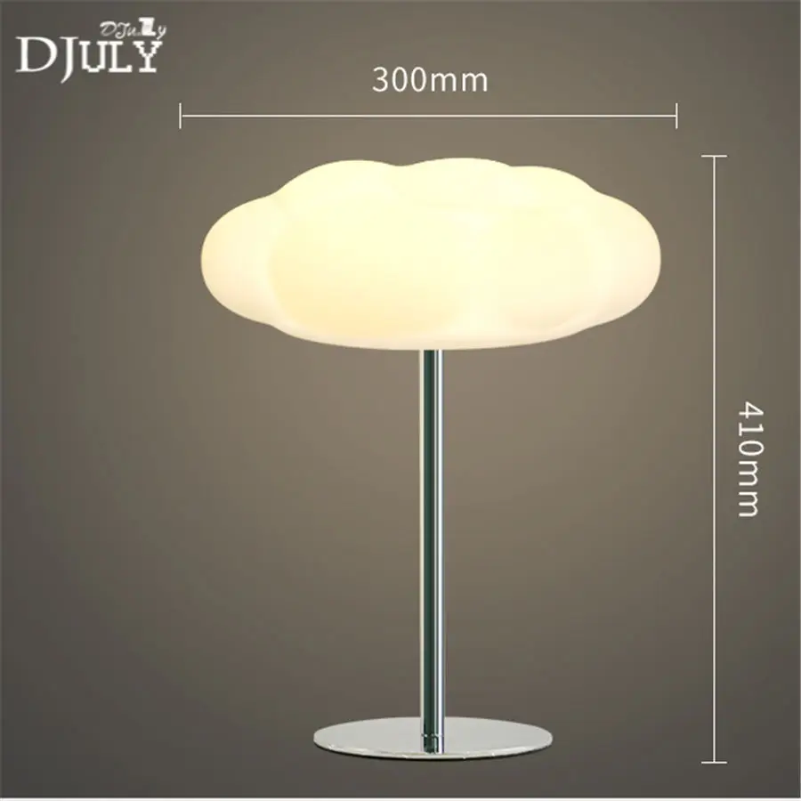 Скандинавские ins ПВХ облако Светодиодная настольная лампа для детей спальня