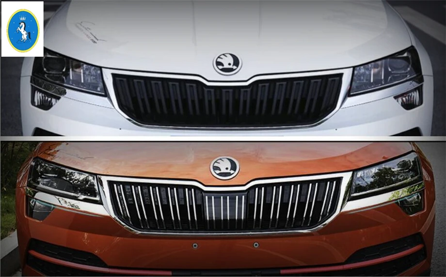 Автоаксессуары Yimaautotrims фара для передних фар защита век бровей Накладка Skoda Karoq 2018