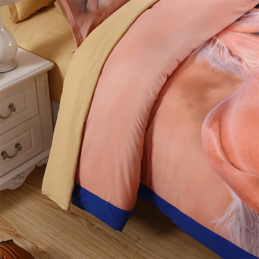 Комплект постельного белья из полиэстера и хлопка роскошный комплект с объемным