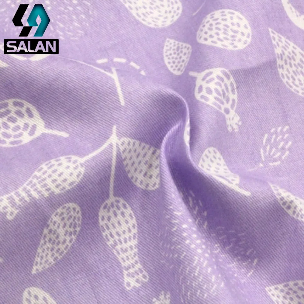 Корейская хлопчатобумажная ткань с принтом пасторальная Цветочная кровать