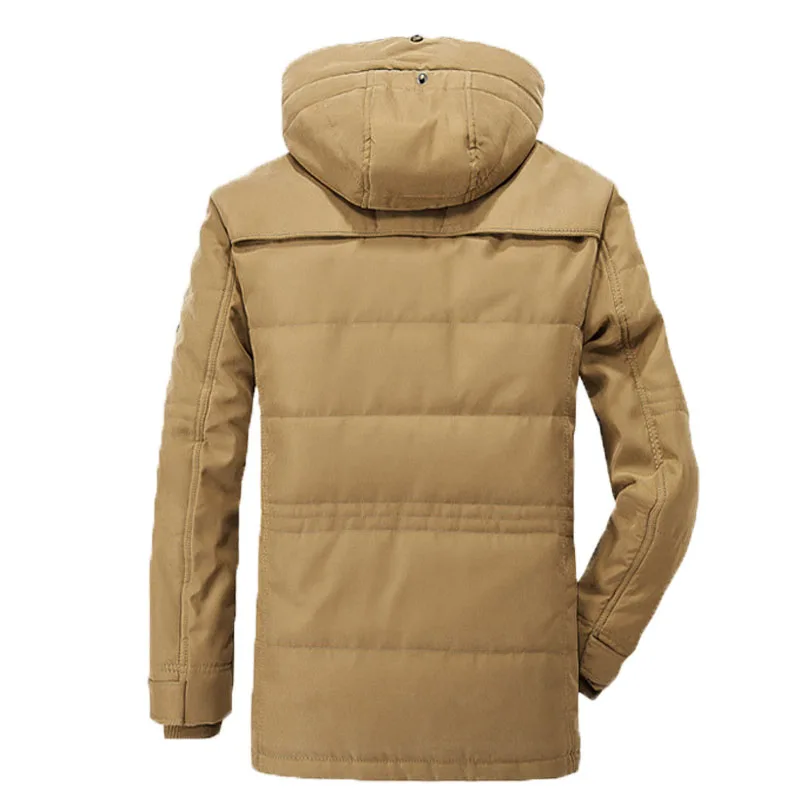 2018 Для мужчин толстый очень теплые мягкие зимние пальто куртка взрывы тонкой