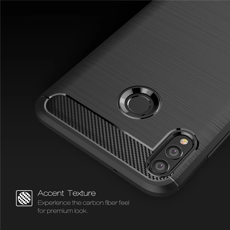 Чехол TRISEOLY для Huawei P Smart 2019 чехол из углеродного волокна силиконовый Funda POT LX1 LX3
