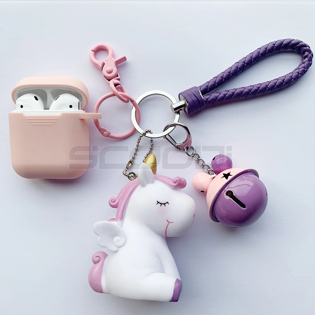 Силиконовый чехол для Apple Airpods, чехол с милым рисунком Тоторо, декоративные аксессуары, защитные Bluetooth наушники, чехол