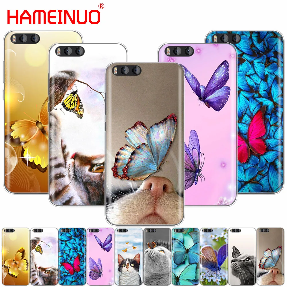Чехол HAMEINUO с подставкой-бабочкой на кошачьем носу для Xiaomi Mi A1 A2 3 4 5 5S 5C 5X 6 6X 4I 4C NOTE MAX
