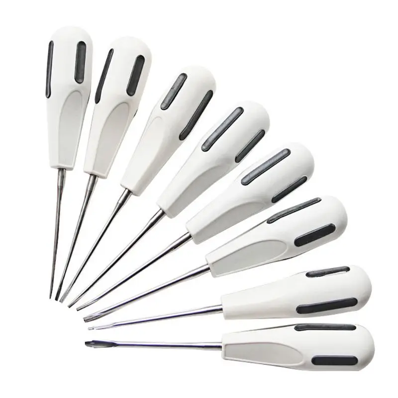 8 шт. лифты для экстракции зубов из нержавеющей стали|Наборы ручных инструментов|