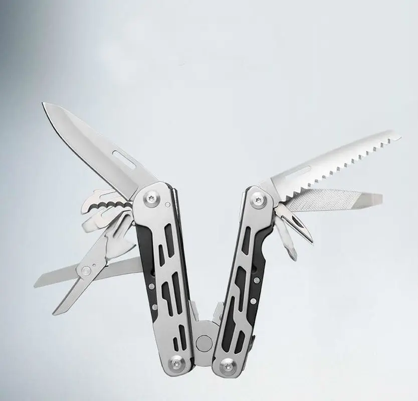 Multi tool combination Camping Tools set Folding knife Pliers,Scissors Screwdriver bits Fishing Blade Multi functional Pliers