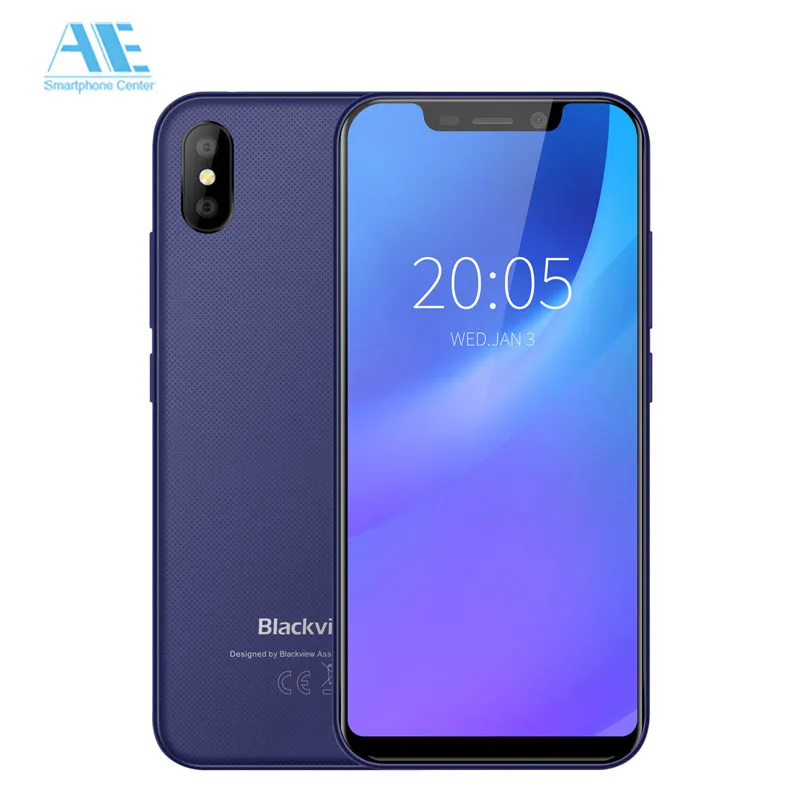 Blackview A30 5 &quot19:9 2 Гб 16 смартфон уход за кожей лица ID Android 8 1 Orea MTK6580A 4 ядра 8MP двойной