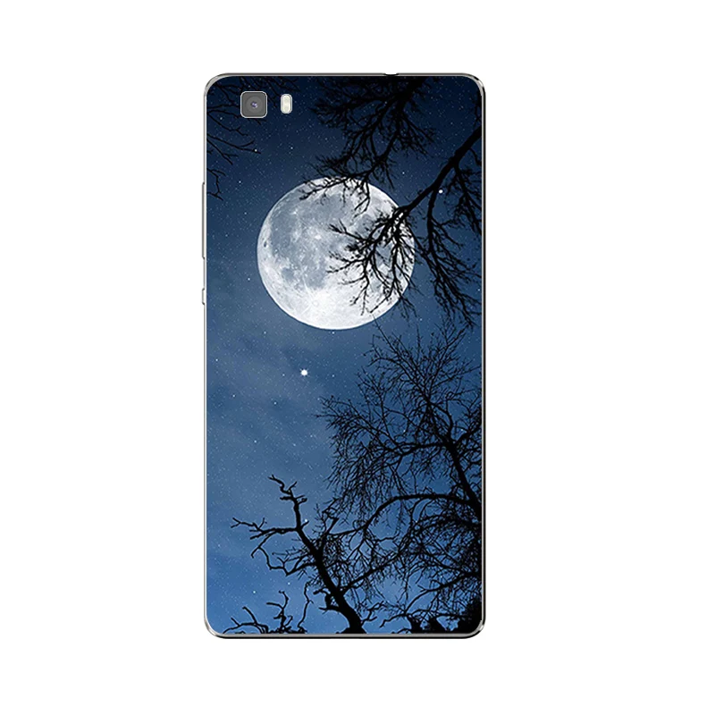 Чехлы сделай сам для Huawei P8 Lite 2017 чехол телефона P8/P8Lite Mate8 10 мягкий TPU Moon Space Printing |