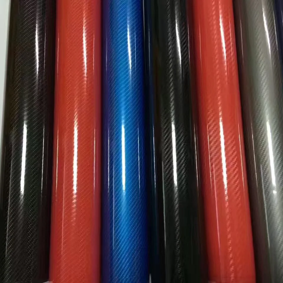 Red Gloss 6D Carbon Fiber Vinyl Like Real Glossy Fibre film foil With Air Free Bubble PROTWRAPS VINYL 1.52x20m/Roll | Автомобили и