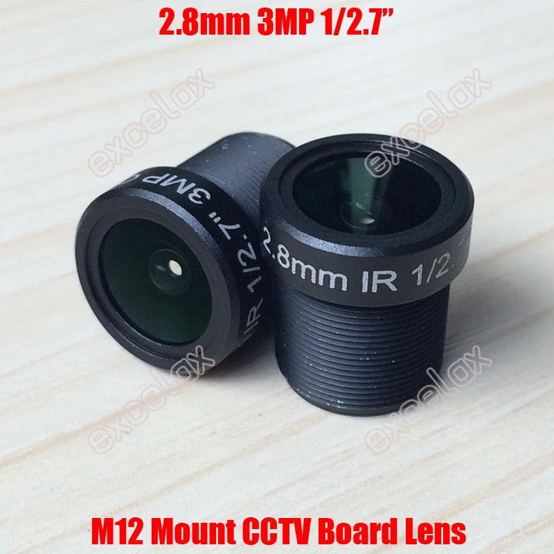2 шт./лот 3MP 1/2. 7 &quot2 8 мм 120 градусов широкий угол обзора ИК CCTV фиксированная плата