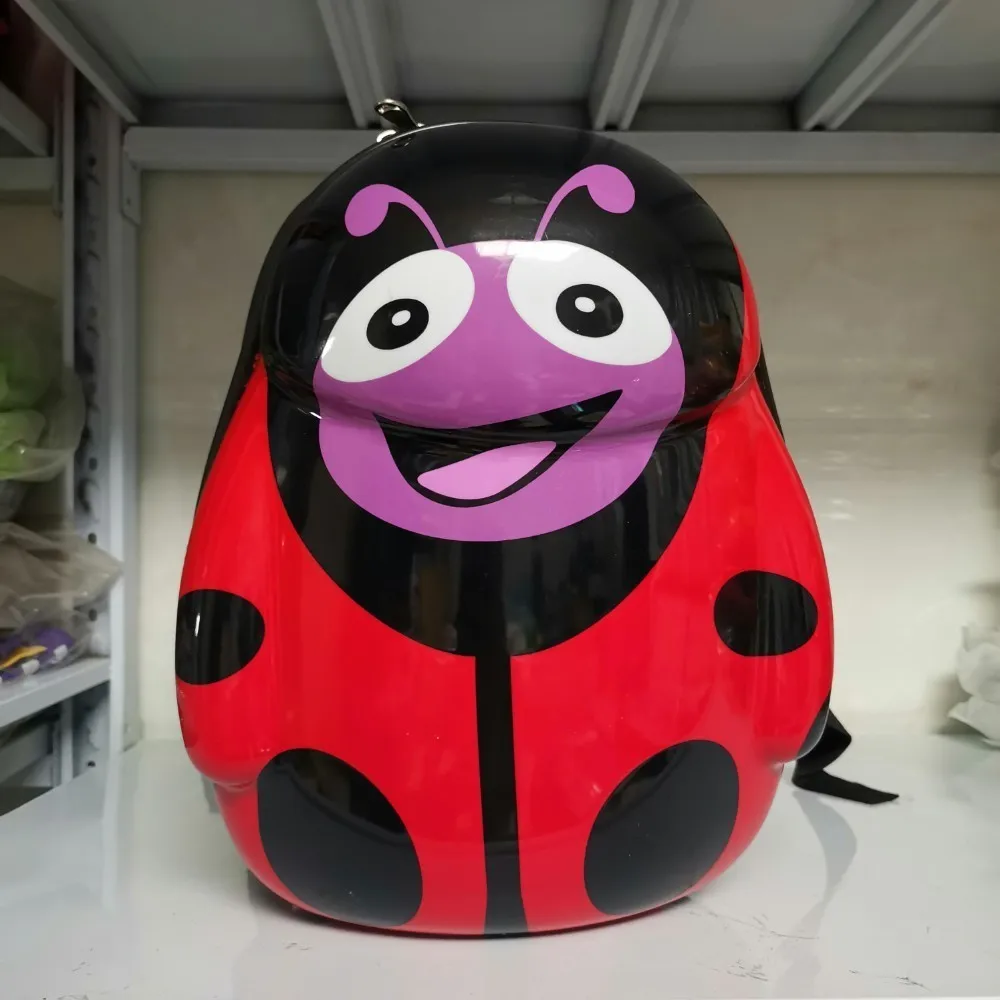 Дорожный Чехол рюкзак &quotБожья коровка&quot детский мультяшный Жесткий школьный