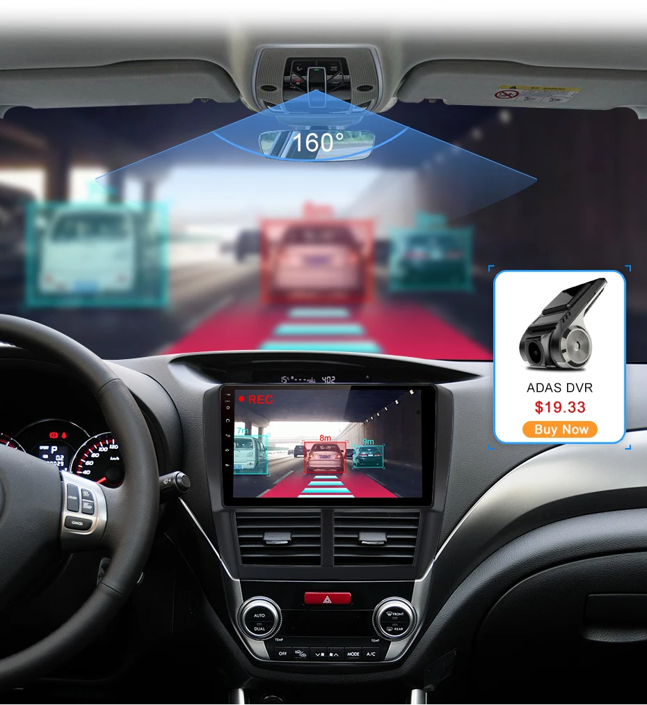 Junsun V1 2G+ 32G Android 8,1 автомобильный Радио Мультимедиа Видео плеер навигация gps для Subaru Forester 3 2007-2013 2 din Авто без dvd