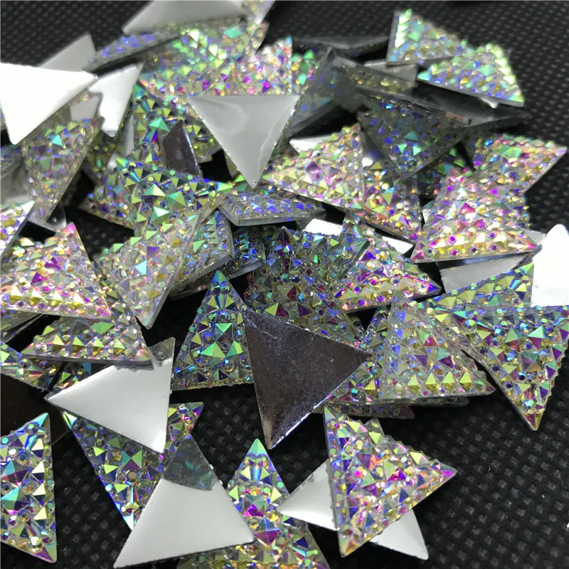 Кристалл AB Цвет 10 мм 100 квадратная форма шт блестящая искусственная акриловая