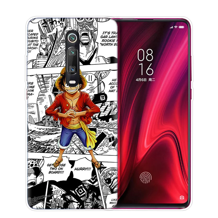Цельный чехол для Xiao mi Red mi Note 7 7S K20 Y3 GO S2 6 6A 7A 5 Pro mi Play 9T A1 A2 8 Lite Poco F1 Аниме Силиконовые чехлы для телефонов
