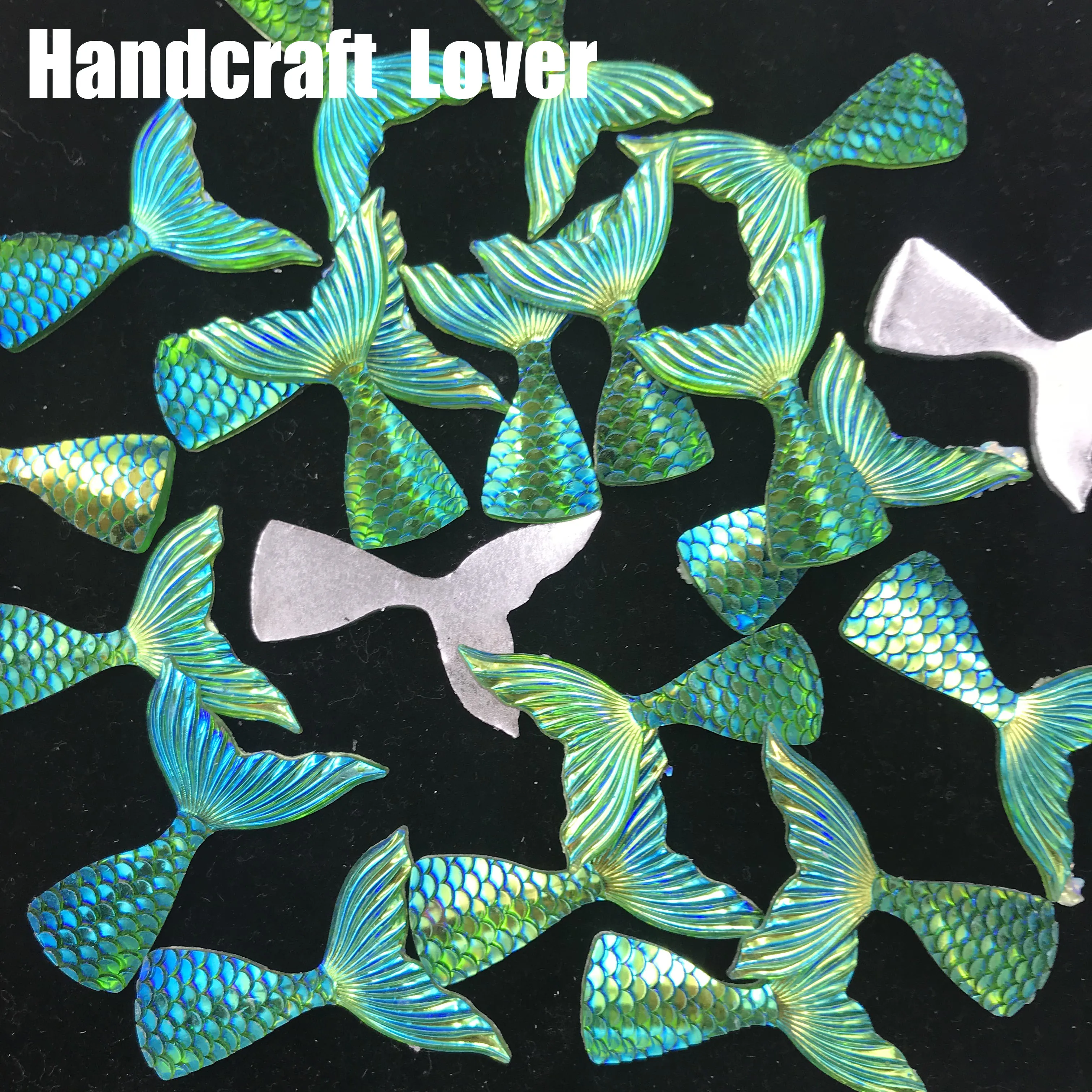 DIY ювелирные аксессуары рыбья чешуя &quotРусалка&quot хвост смолы свадьба и Русалка