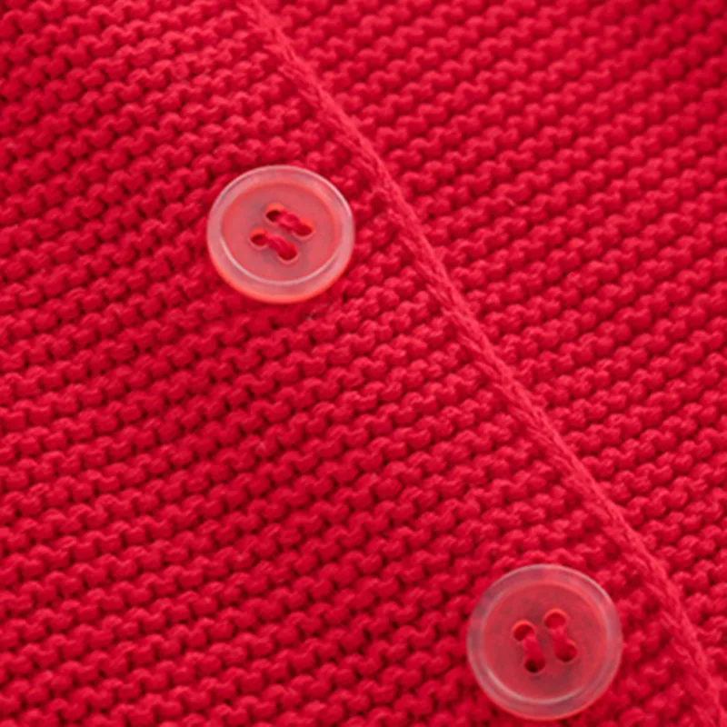 Вязаные прочные кардиганы для маленьких девочек свитер с длинными рукавами