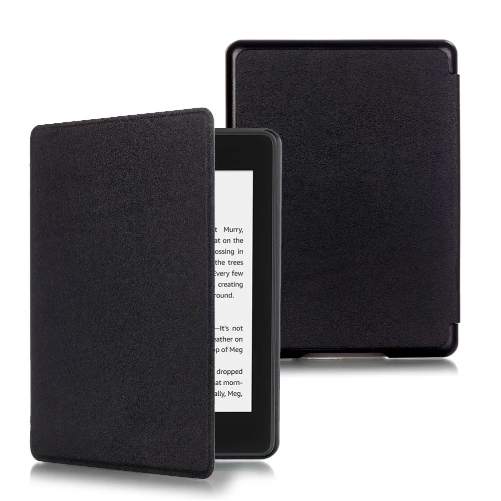 Ультратонкий защитный чехол из искусственной кожи для Amazon 2018 Новый Kindle Paperwhite 4