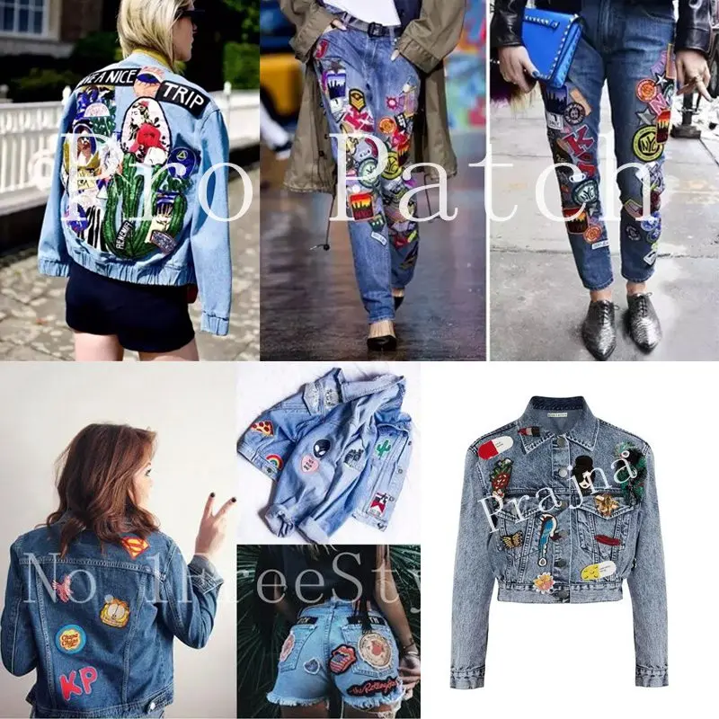 

Prajna Hippie Unicorn Ironing Sequined Patches Cartoon Badges Cheap 10PCS Set Patch For Clothing Ornament Handicrafts Accessory