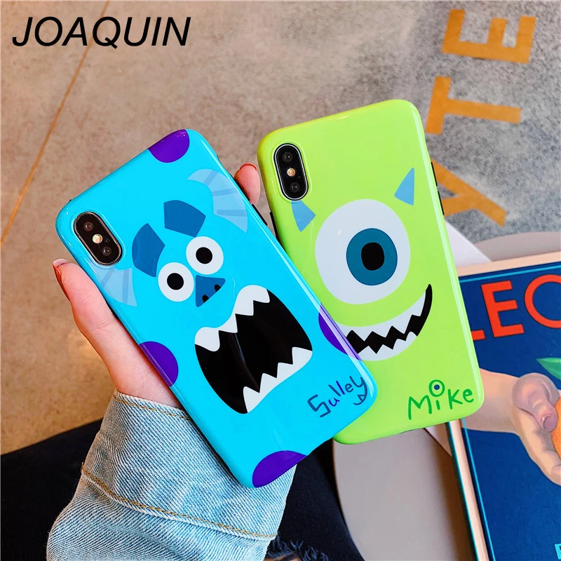 Для Apple iPhone 6 6S 7 7plus 8 Plus X защитные чехлы из ТПУ Университет Монстров Mike Wazowski