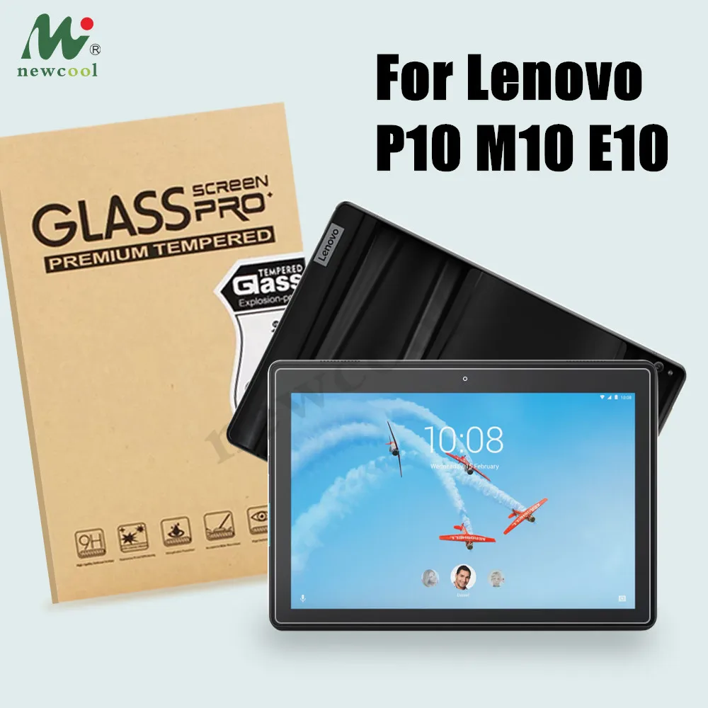 9H защита экрана из закаленного стекла для lenovo Tab M10 P10 E10 TB X605F X705L X104F Защитная