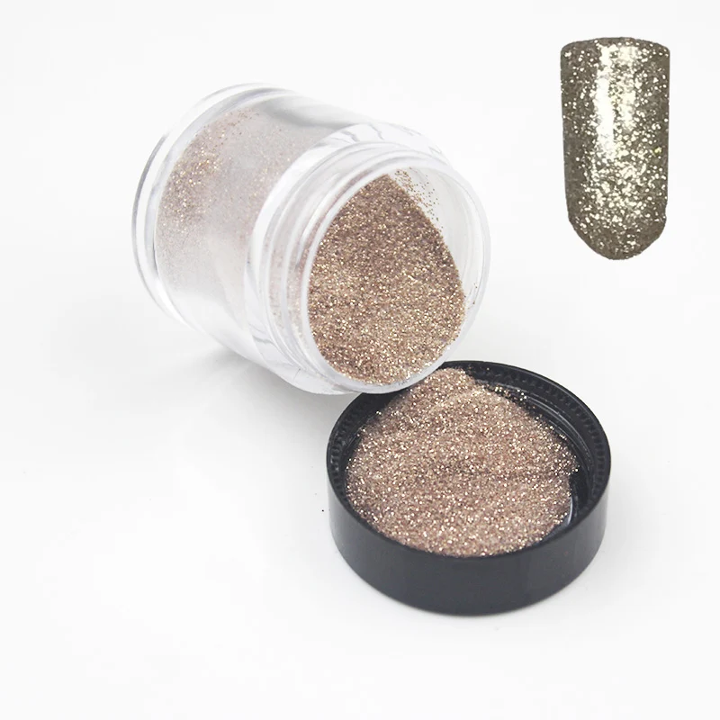 champage Блеск для ногтей акриловый порошок Unha Nails Polvo Acrilico цветной Nagel Poeder Akril Pudra Poudre Acrylique Pour Ongle Forpretty - Цвет: champage