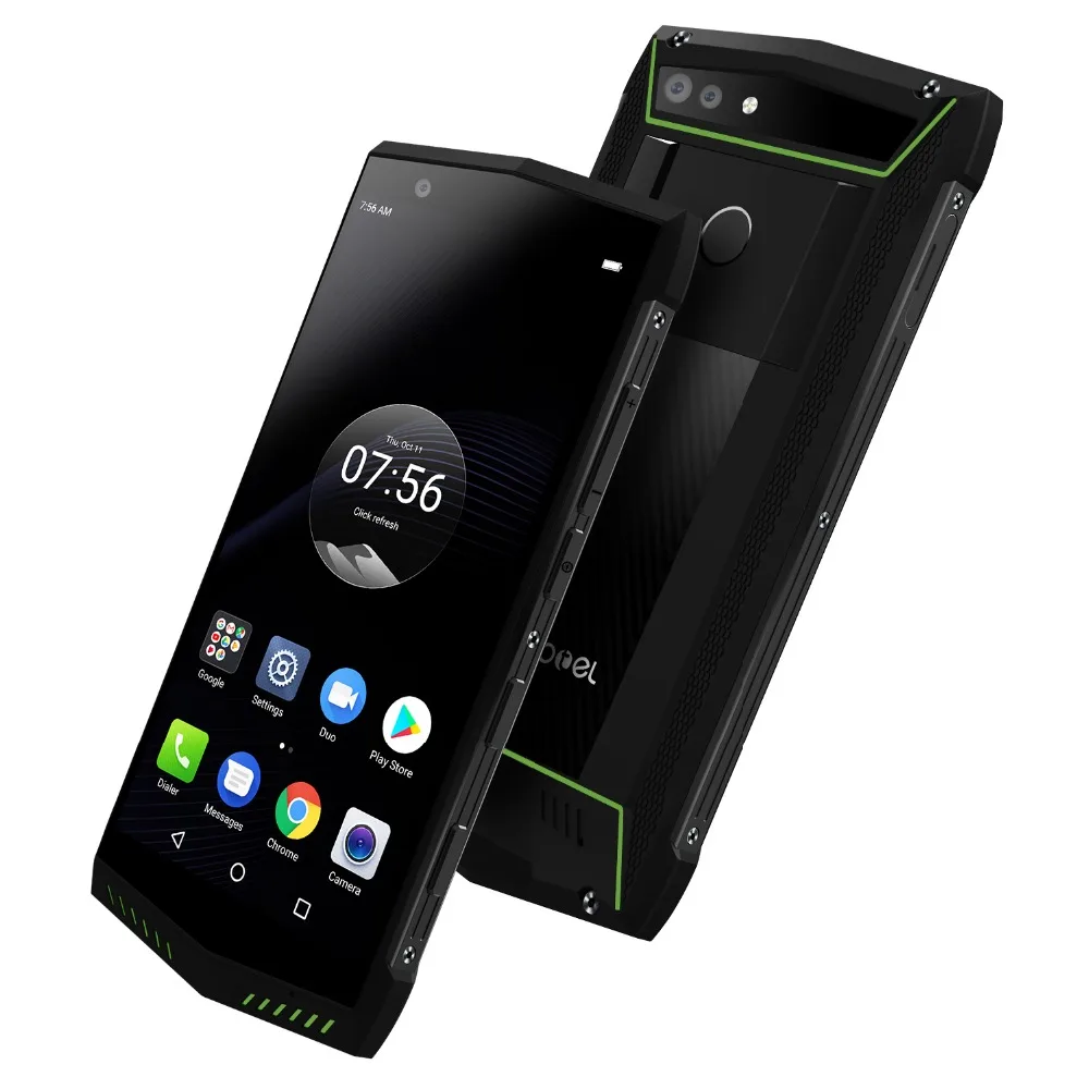 Poptel P60 IP68 водонепроницаемый 5 7 дюйма FHD Смартфон Helio P23 Восьмиядерный мобильника 5000