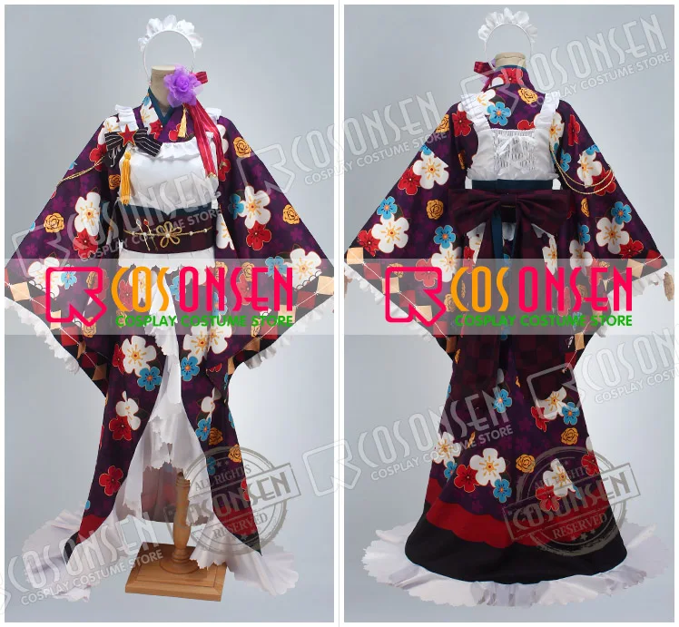 COSPLAYONSEN Love Live! Косплей-костюм Toujou Nozomi Taisho Romance Ver | Тематическая одежда и униформа
