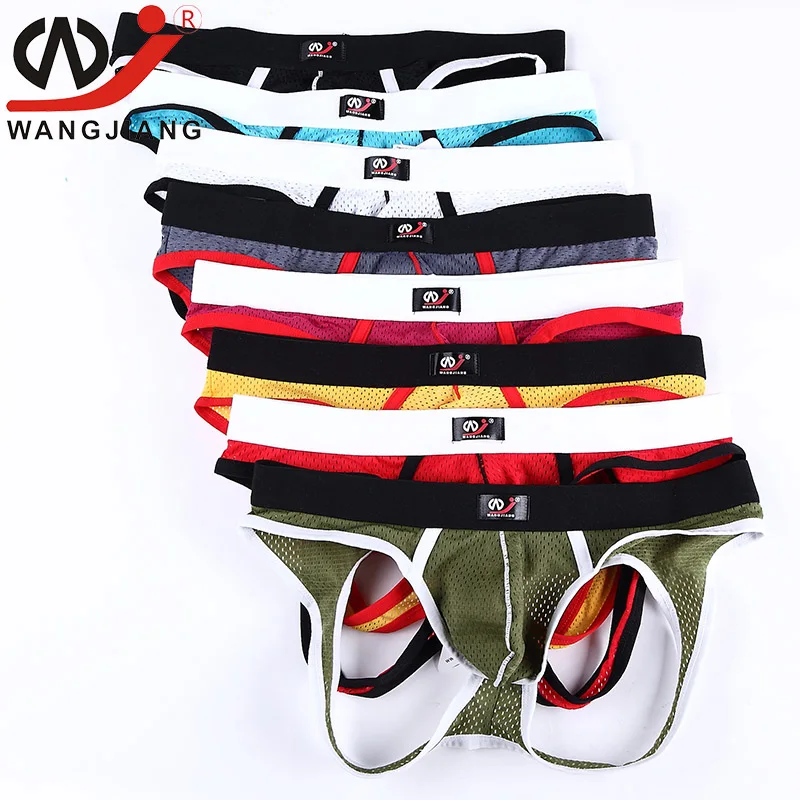 Cueca jockstrap мужское нижнее белье стринги и танга Hombre сексуальные эротические