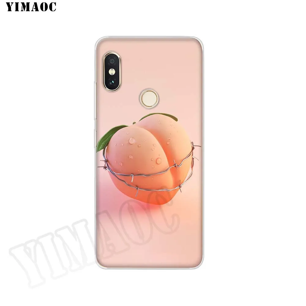 Мягкий силиконовый чехол YIMAOC персикового цвета для мальчиков POCOPHONE F1 Xiaomi Redmi Note 6 7