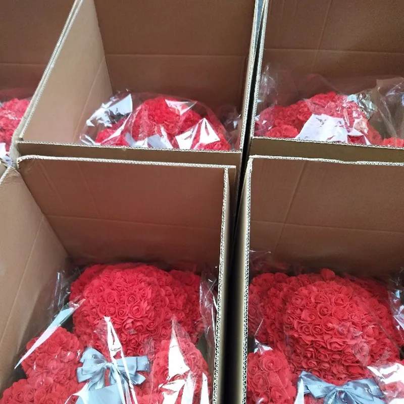 Специальный подарок DIY ручной работы Роза медведь гигантское мыло цветок