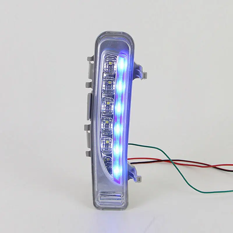 2 * Светодиодный дневной светильник дневные ходовые огни белый синеть сигнала для