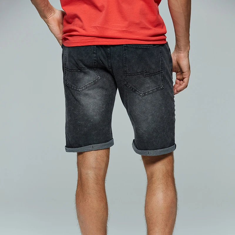 GLO STORY мужские короткие джинсы до колена повседневные уличные эластичные
