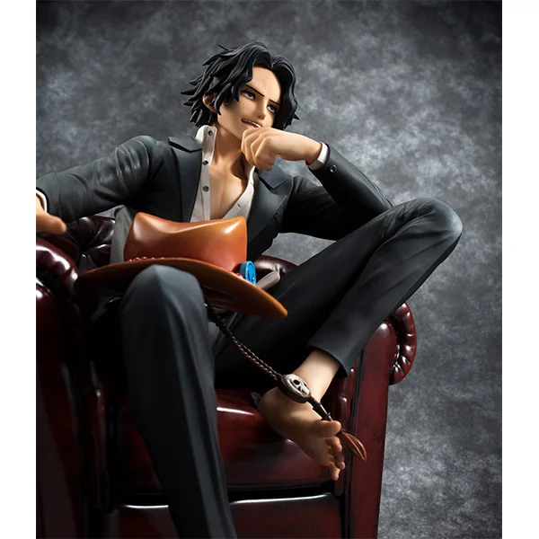 Аниме One Piece фигурку Ace поп SOC диван костюм сидя куклы украшения ПВХ Коллекционная