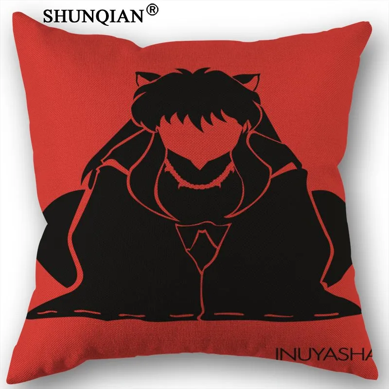 8 Льняная хлопковая наволочка InuYasha печатная Подушка покрывало домашний текстиль декоративная наволочка индивидуальный подарок 45x45 см - Цвет: 8