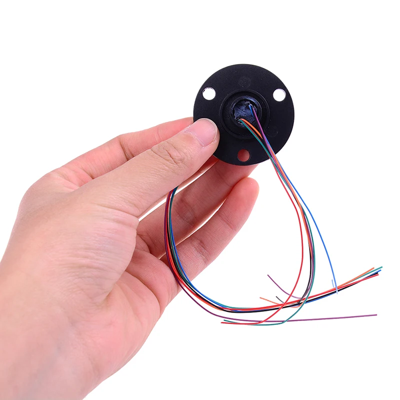 Новое скользящее кольцо 6 цепей провода 2A из нержавеющей стали скользящие кольца