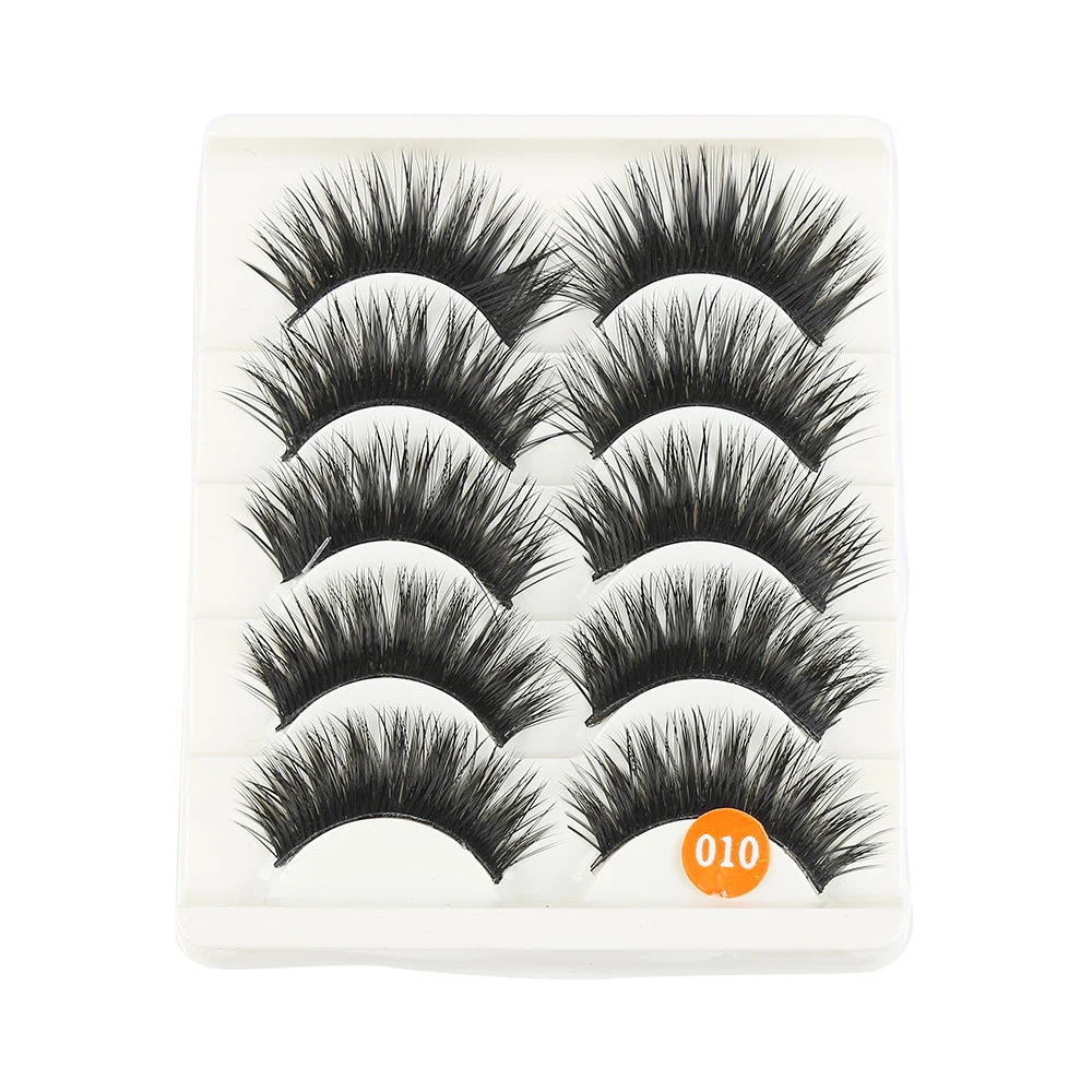 Новинка 5 пар для женщин и девочек натуральный макияж ресница ручной работы