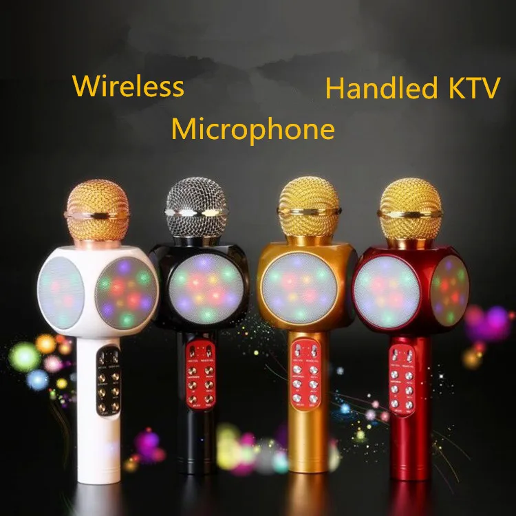 Волшебная WS1816 Беспроводной bluetooth микрофон для караоке Динамик Портативный