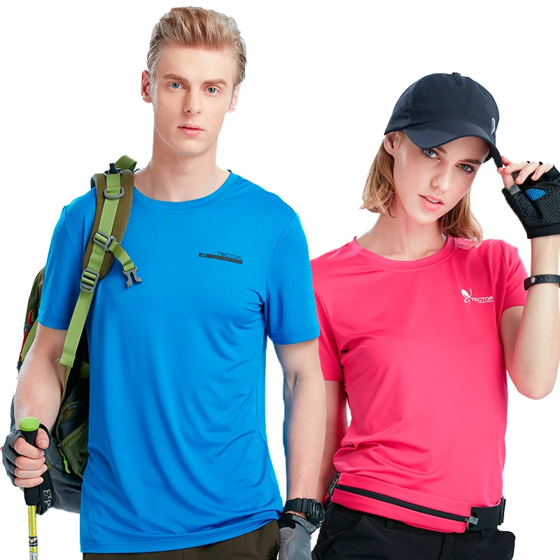 Tectop весна лето быстросохнущая Мужская футболка с коротким рукавом для