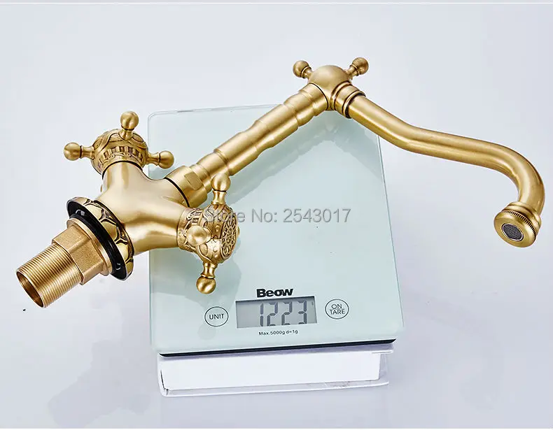 Luxury Antique Carving Bathroom Basin Faucet 360 Swivel Spout Fashion European Style Elegant Mixer Taps torneira banheiro ZR210|torneira